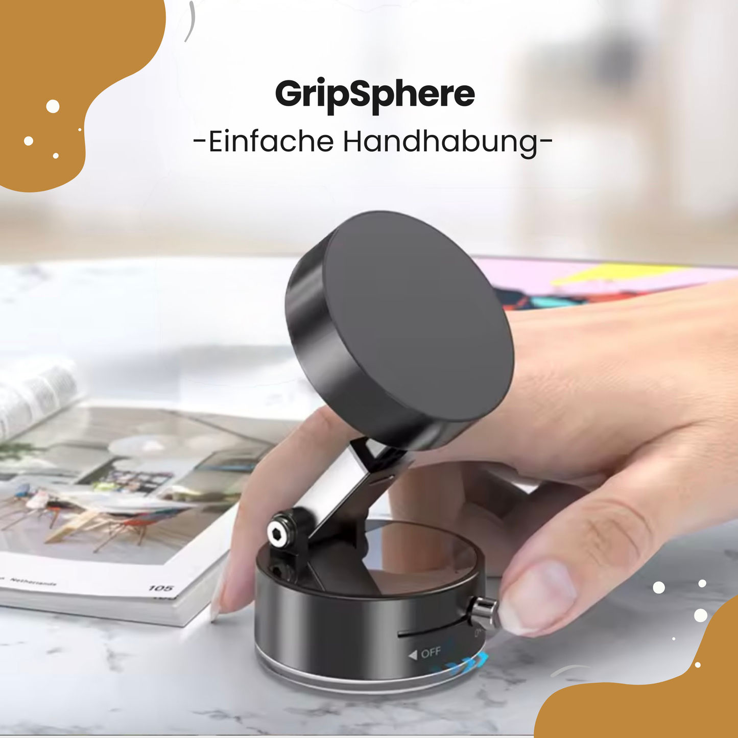 GripSphere - der Revolutionäre Handyhalter