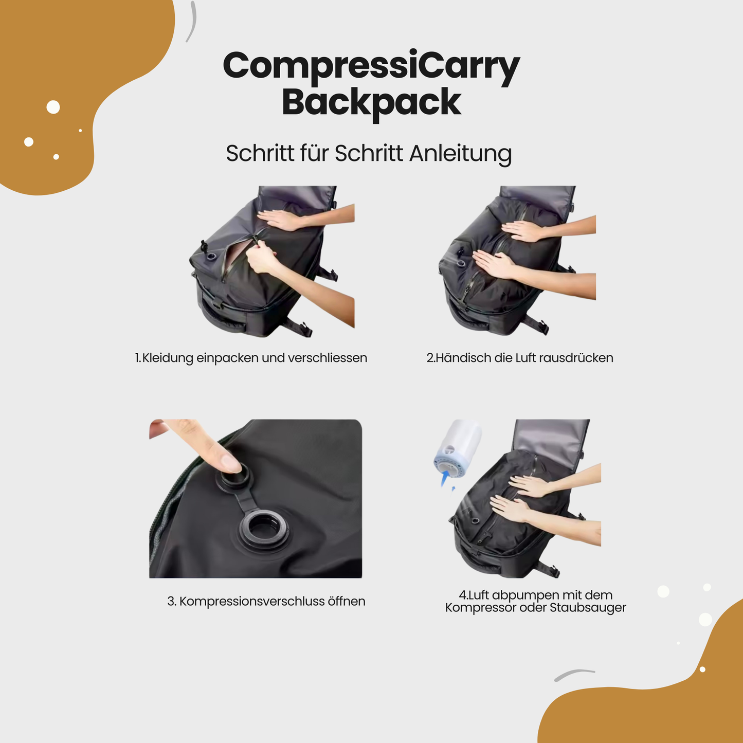 Compressi Carry Backpack